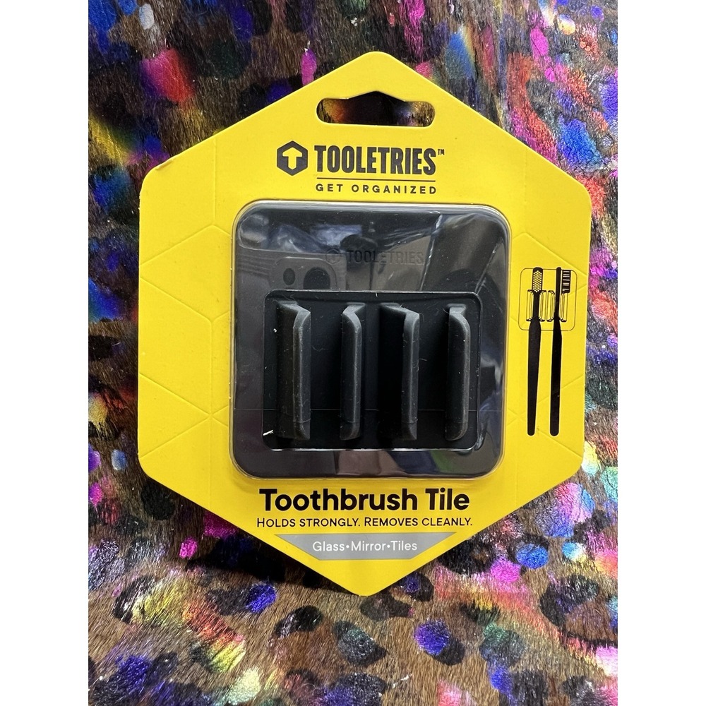 Tooletries The George Toothbrush Holder Tile Holds Strong Removes Cleanβ